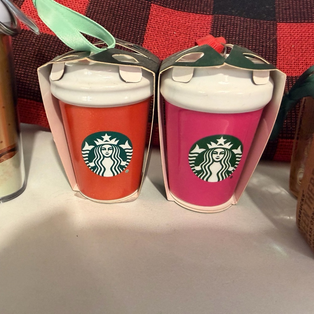 Starbucks ornaments